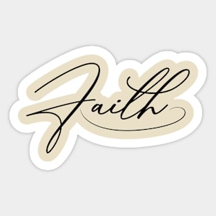 Faith Sticker